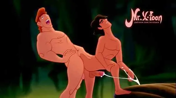 Hercules Fucking Aladdin | Disney Gay Porn