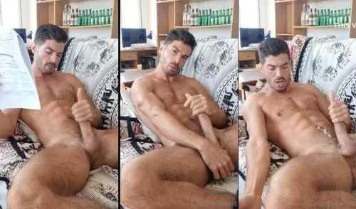 Jerking off Hard and Cumming Over My Abs | Callum Evans