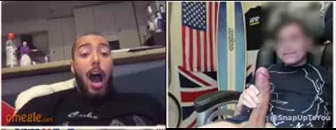 Huge Big Cock Horny Reactions From Random Boys on Omegle (SnapUpToYou)