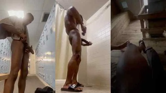 I Got Horny After Showing My Big Dick Around Locker Room and Ended Up Jerking off in the Sauna With Another Dude