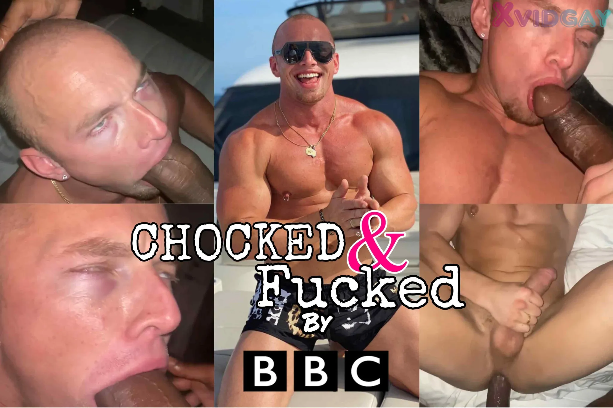 Hot bald muscle hunk gay guy chocks on daddy big black cock- Rhyheim Shabazz (rhyheimshabazz)