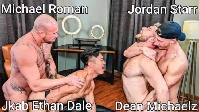 Michael Roman Jordan Starr Jkab Ethan Dale And Dean Michaelz Fuck