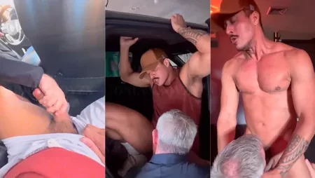 Taxi Driver sucks on a massive cock  – Diego Barros